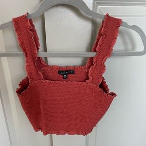 Kendall and Kylie Scrunch Tank Crop Top